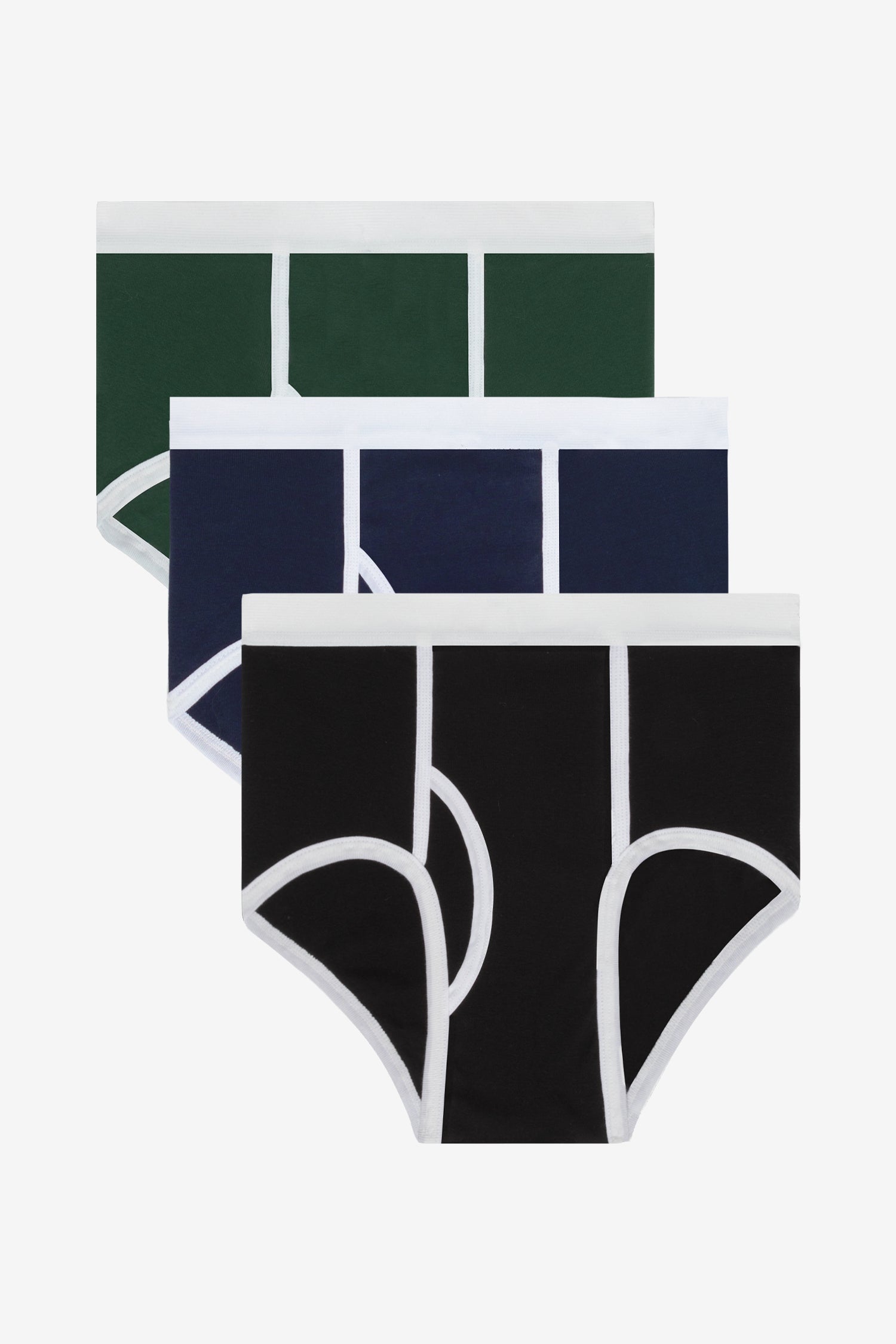 44015-3PK - 3-Pack Men's Baby Rib Brief