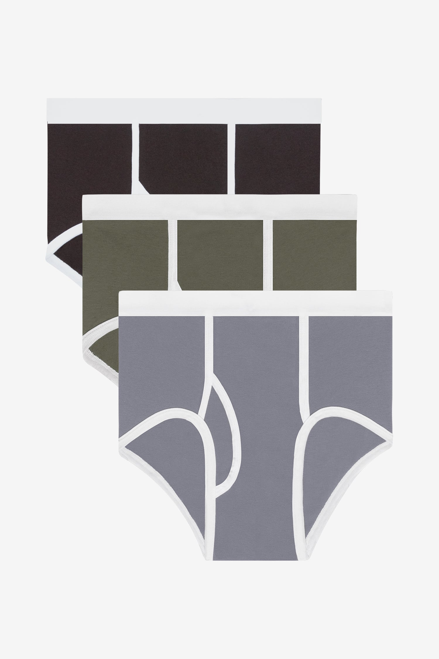 44015-3PK - 3-Pack Men's Baby Rib Brief