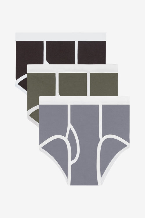 44015-3PK - 3-Pack Men's Baby Rib Brief