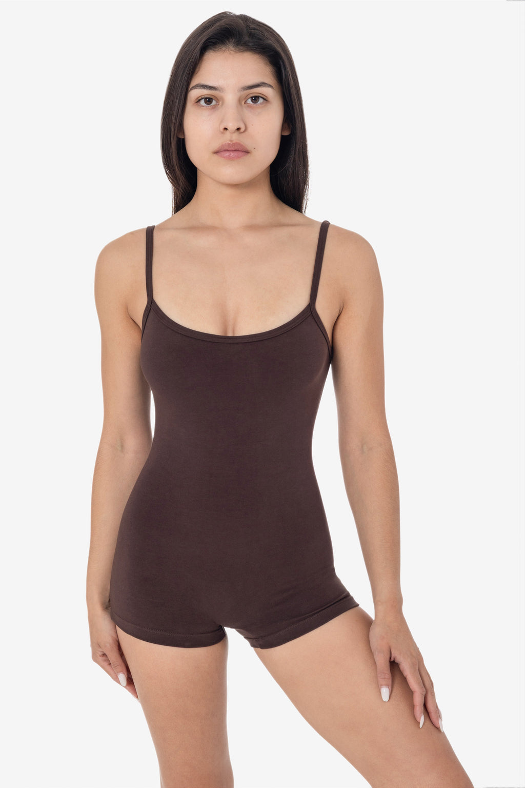 83022GD-SH - Garment Dye Spaghetti Scoopback Short Biketard